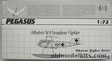 Pegasus 1/72 Albatros W4 Seaplane Fighter - (W-4), 2017 plastic model kit